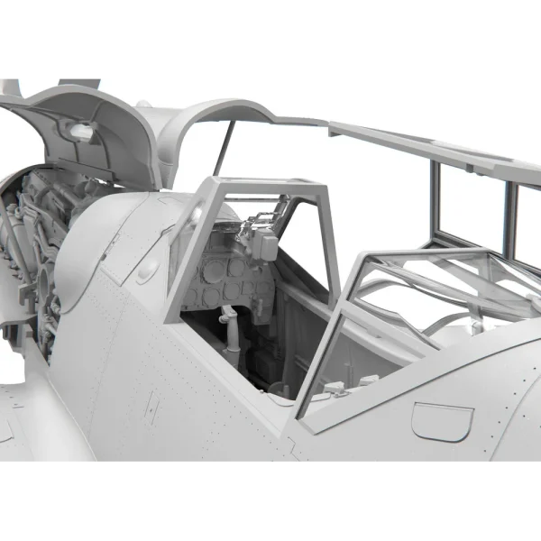 3129038663-44 Airfix - Messerschmitt Bf109G-5/G-6 - A17003