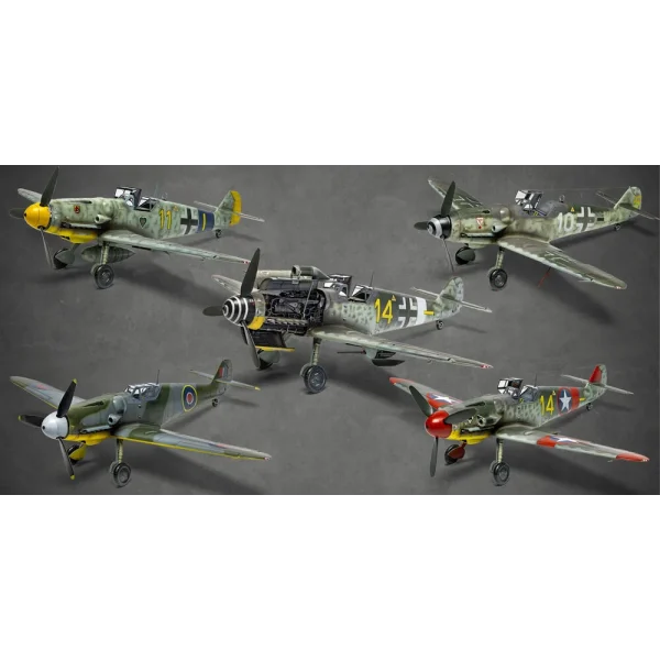 3129038663-51 Airfix - Messerschmitt Bf109G-5/G-6 - A17003