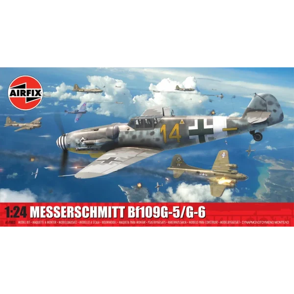 3129038663 Airfix - Messerschmitt Bf109G-5/G-6 - A17003
