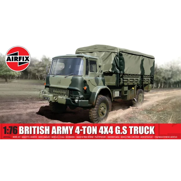 3129038687 Airfix - British Army 4-ton 4 x 4 G.S Truck - A02326A