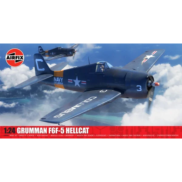 3129052454 Airfix - Grumman F6F-5 Hellcat - A19004A