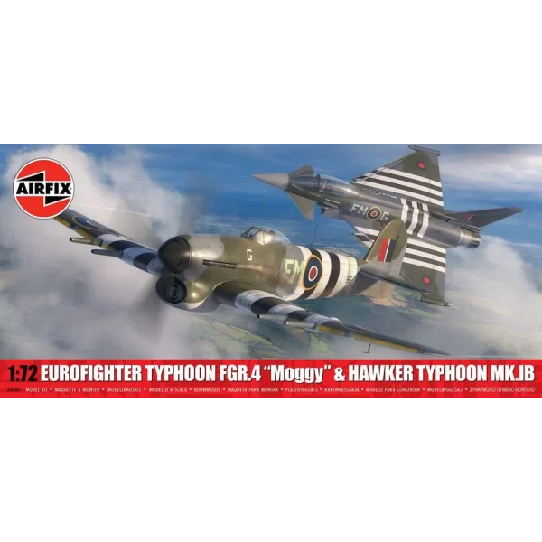 Airfix - Twin Pack - Eurofighter Typhoon FGR.4 (FMOG) + Hawker Typhoon Mk.Ib - A40001
