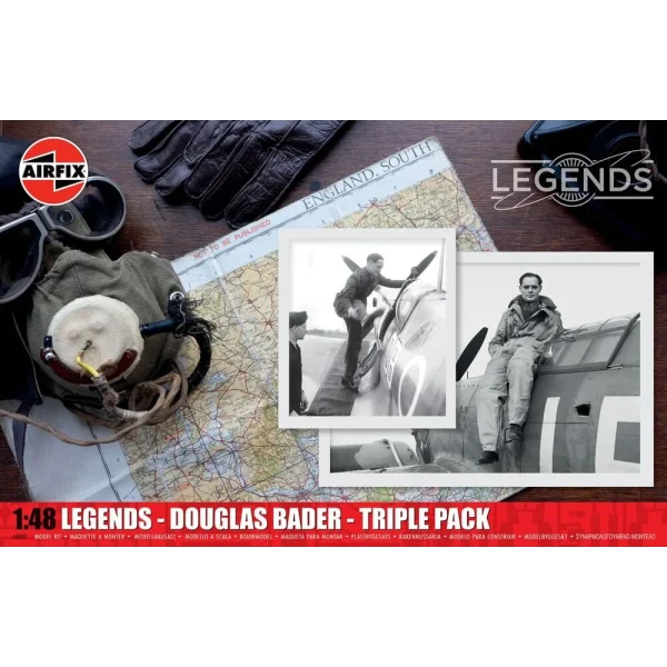 3129053673 Airfix - Legends - Douglas Bader - Triple Pack - A40101