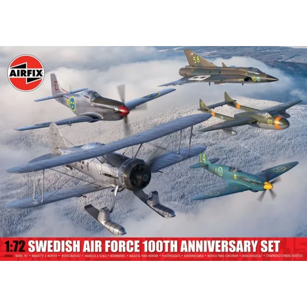 3129053680 Airfix - Swedish Air Force 100th Anniversary Set - A40004