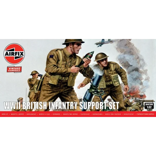 3129053697 Airfix - British Infantry Support Set - A04710V