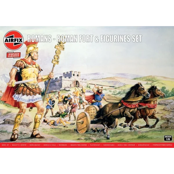 3129054144 Airfix - Romans - Roman Fort & Figurines Set - A06705V