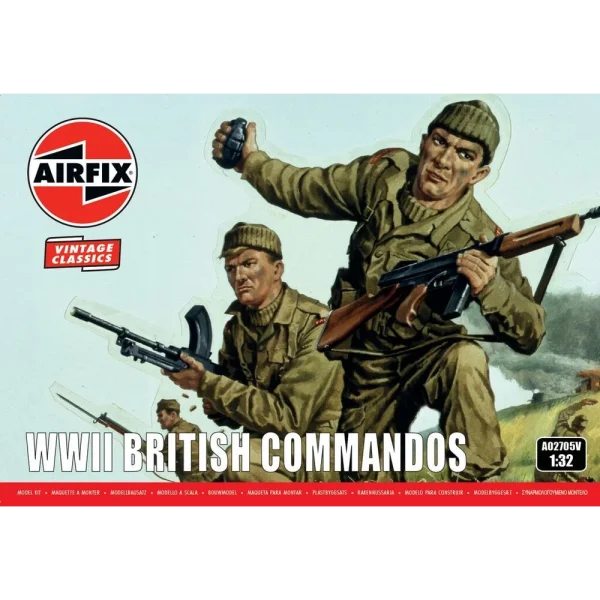 3129054236 Airfix - British Commandos - A02705V