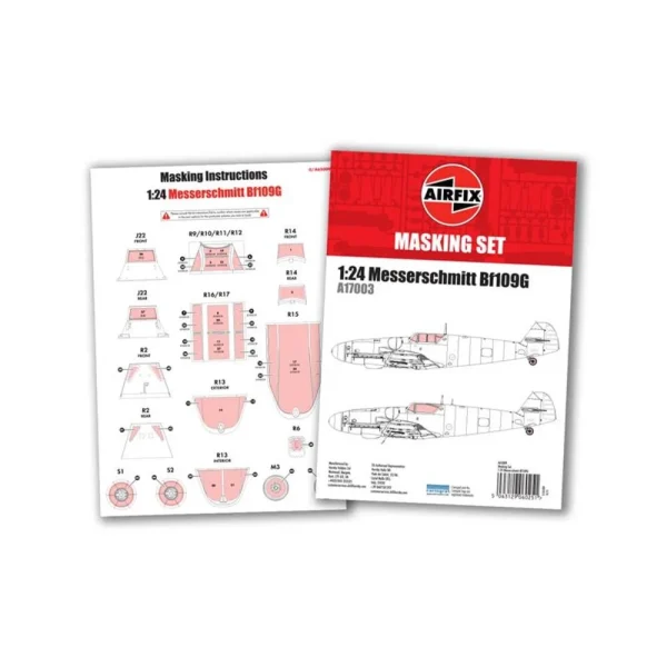 3129060251 Airfix - Masking Set Messerschmitt Bf109G-5/G-6 - A65009
