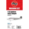 3129060800 Airfix - Masking Set - Junkers Ju52/3mg4e - A65015