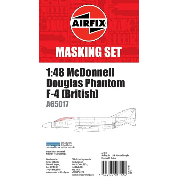 Airfix - Masking Set - Phantom FG.1 - A65017