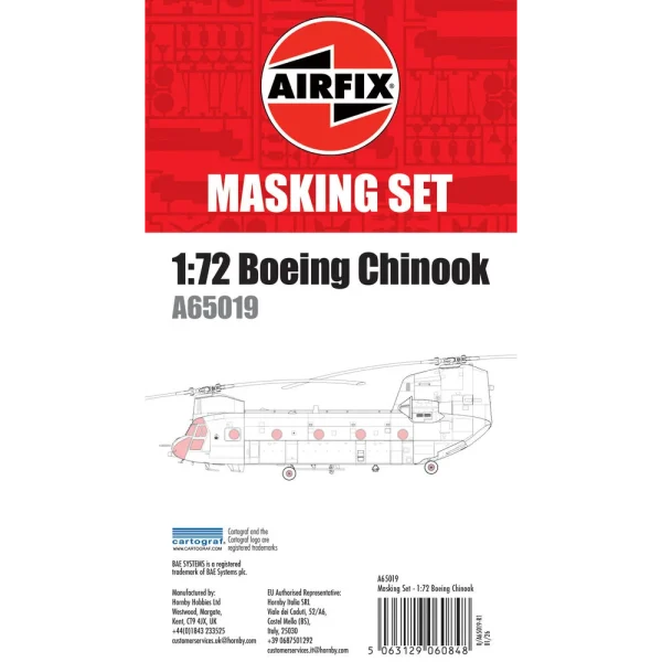 Airfix - Masking Set - Boeing Chinook - A65019