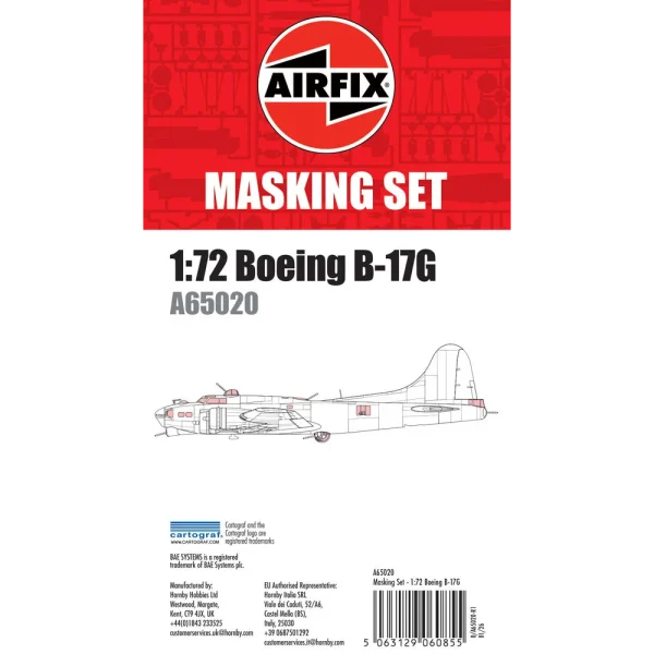 Airfix - Masking Set - Boeing B-17 - A65020