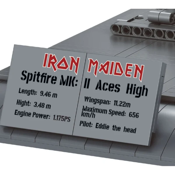 4009800962-11 Revell - Iron Maiden Spitfire MK.II Aces High - Brick System - 00962