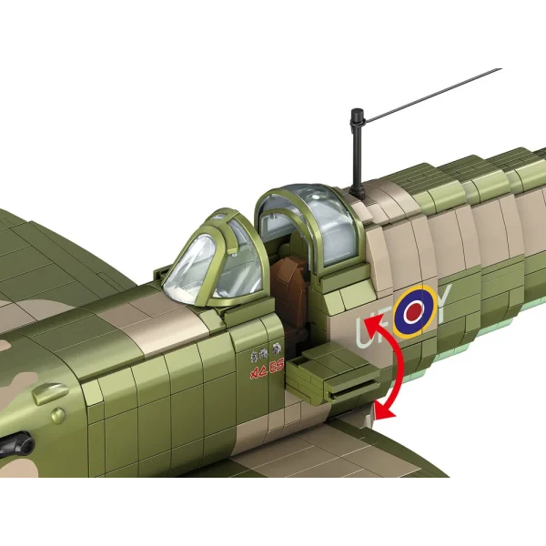 4009800962-5 Revell - Iron Maiden Spitfire MK.II Aces High - Brick System - 00962