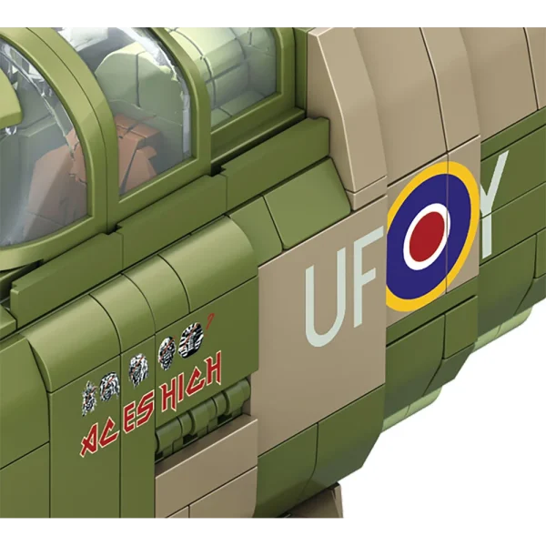 4009800962-8 Revell - Iron Maiden Spitfire MK.II Aces High - Brick System - 00962