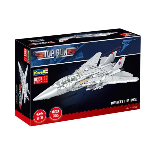 4009800963 Revell - Maverick's F-14A Tomcat Top Gun - Brick System - 00963