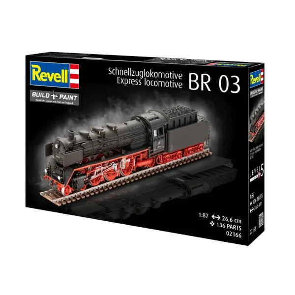 4009802166-11 Revell - Schnellzuglokomotive BR03 - 2166