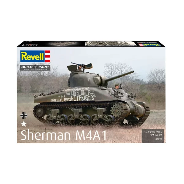 4009803290-9 Revell - Sherman M4A1 - 03290