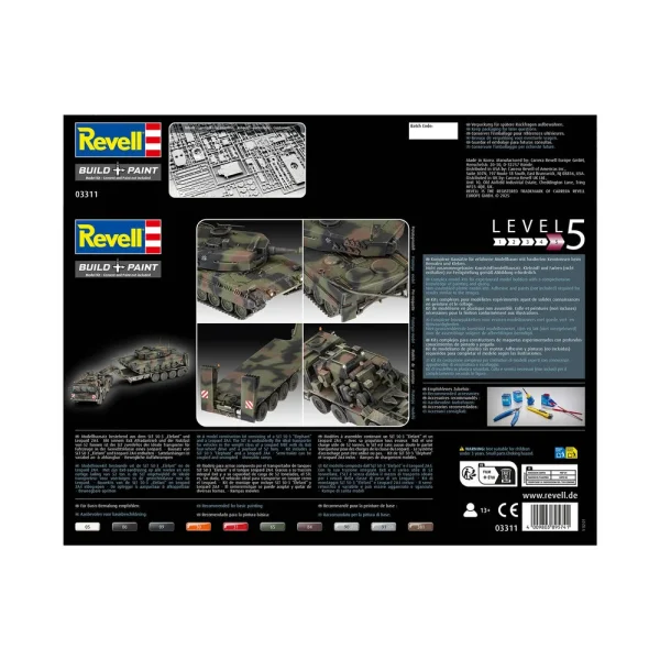 4009803311-10 Revell - SLT 50-3 "Elefant" + Leopard 2A4 - 03311