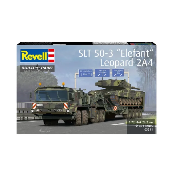 4009803311-8 Revell - SLT 50-3 "Elefant" + Leopard 2A4 - 03311