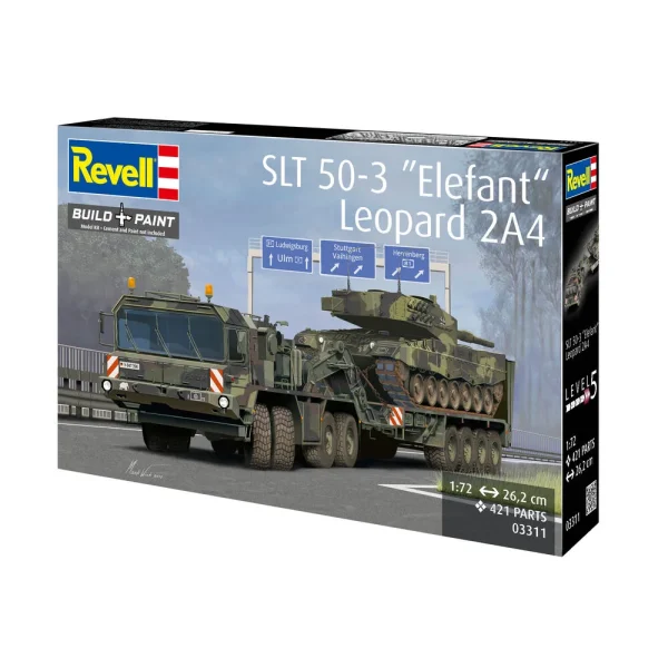 4009803311-9 Revell - SLT 50-3 "Elefant" + Leopard 2A4 - 03311