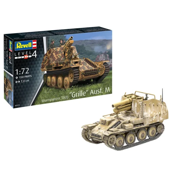 4009803315 Revell - Sturmpanzer 38(t) Grille Ausf. M - 03315