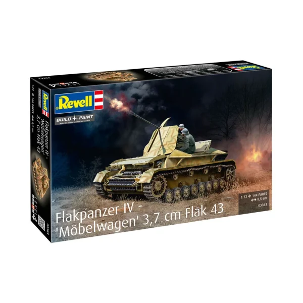 4009803363-6 Revell - Flakpanzer IV - Möbelwagen 3,7 cm Flak 43 - 03363