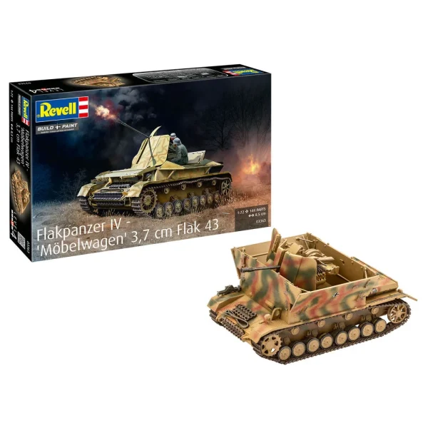 Revell - Flakpanzer IV - Möbelwagen 3,7 cm Flak 43 - 03363