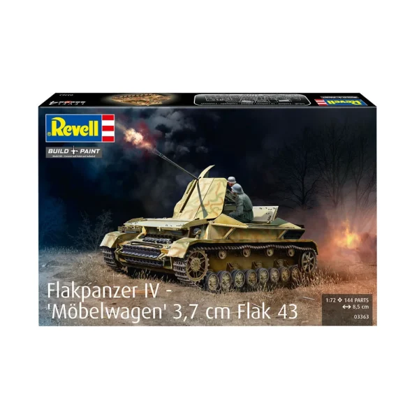 4009803363-7 Revell - Flakpanzer IV - Möbelwagen 3,7 cm Flak 43 - 03363