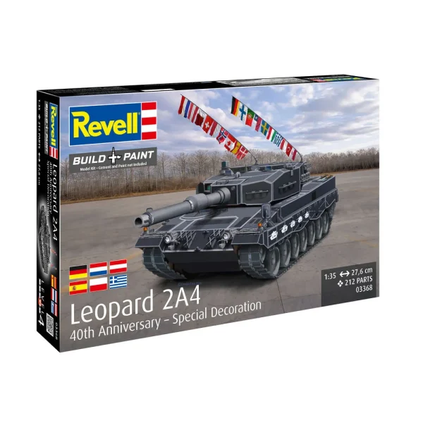 4009803368-1 Revell - Leopard 2A4 - Special Decoration 40th anniversary - 03368