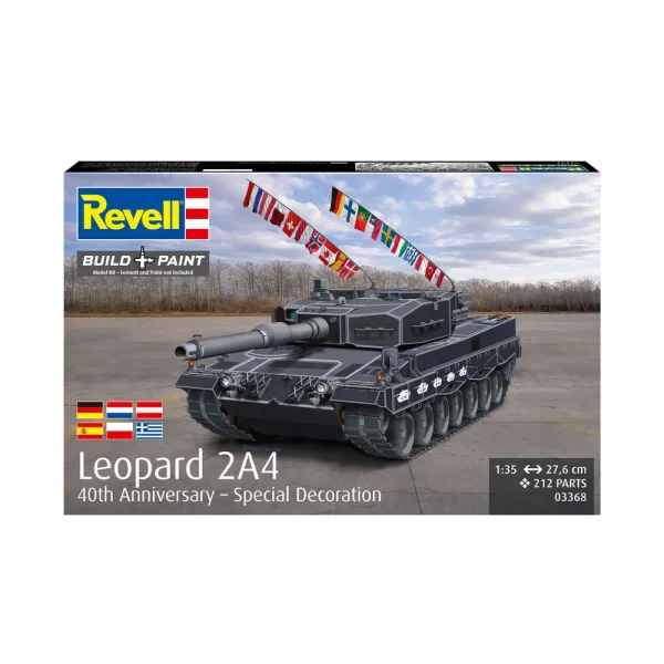4009803368-2 Revell - Leopard 2A4 - Special Decoration 40th anniversary - 03368