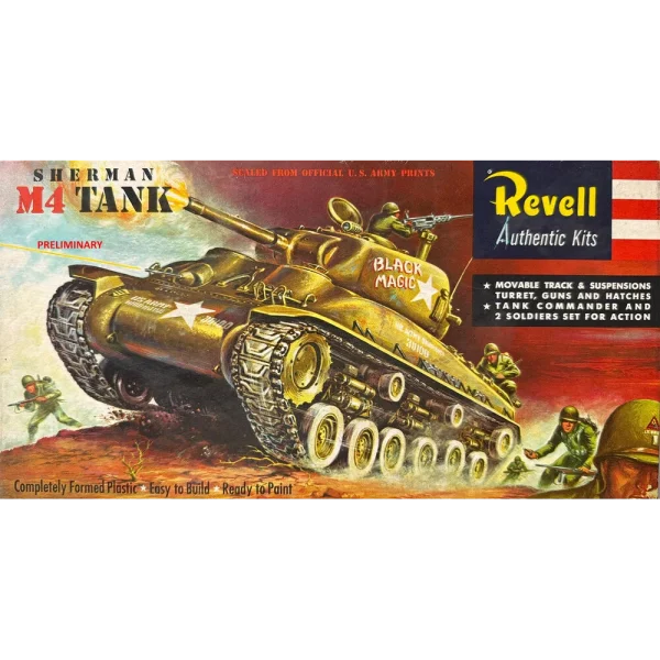 Revell - M4 Sherman - 75 Years Plastic Modelbuilding - 03369