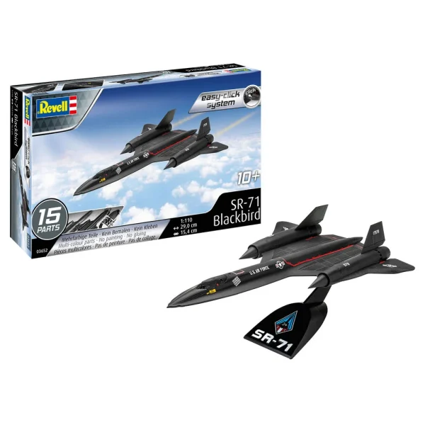 4009803652 Revell - Lockheed SR-71 Blackbird easy-click-system - 3652
