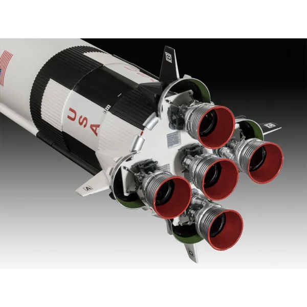 4009803704-10 Revell - Apollo 11 Saturn V Rocket - 03704