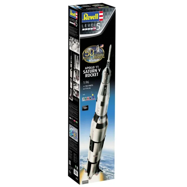 4009803704-3 Revell - Apollo 11 Saturn V Rocket - 03704