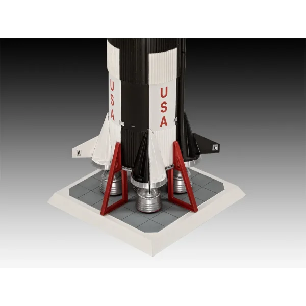 4009803704-8 Revell - Apollo 11 Saturn V Rocket - 03704