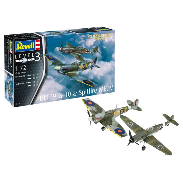 Revell - Combat Set Bf109G-10 & Spitfire - 03710