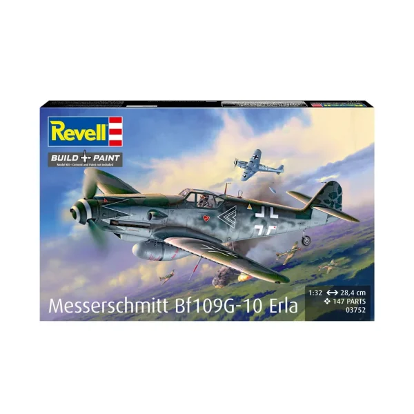 4009803752-10 Revell - Messerschmitt Bf109G-10 Erla - 03752