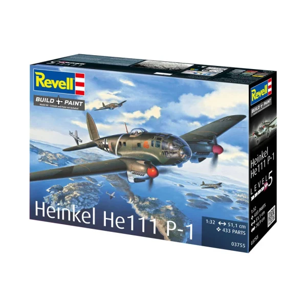 4009803755-4 Revell - Heinkel He 111P-1 - 03755