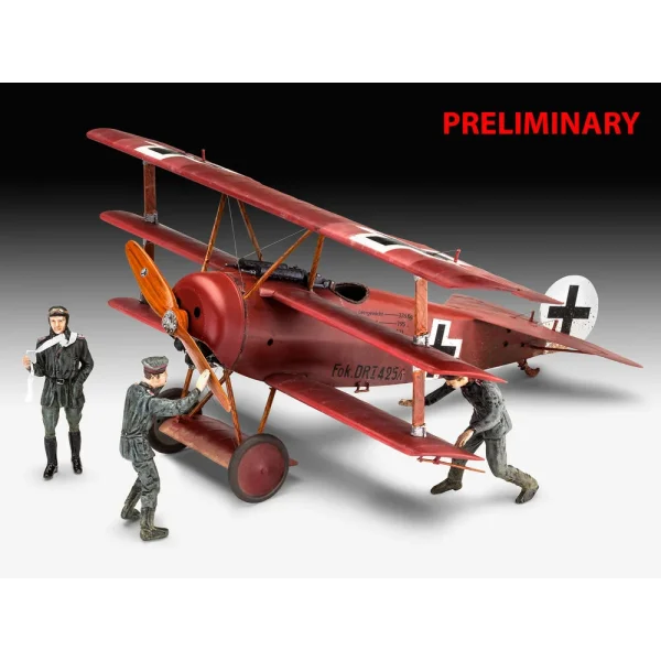 4009803762 Revell - Fokker Triplane DR.1 - 75 Years Plastic Modelling - 03762