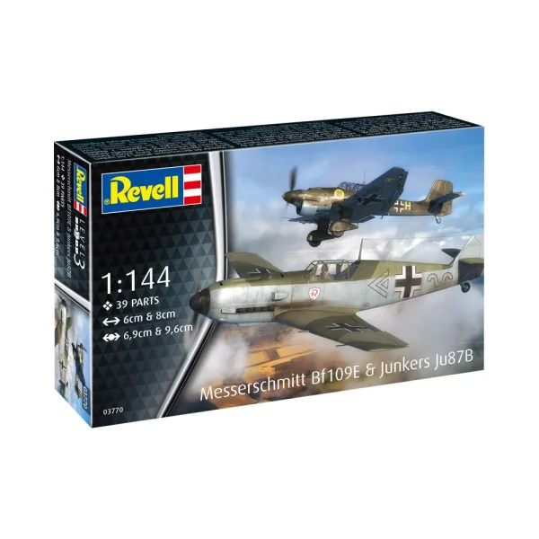 4009803770-2 Revell - Messerschmitt Bf109E & Junkers Ju87B Stuka - 03770