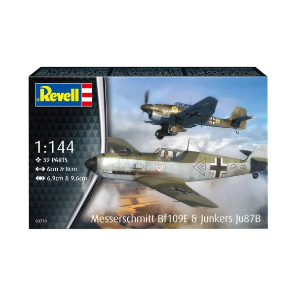 4009803770-3 Revell - Messerschmitt Bf109E & Junkers Ju87B Stuka - 03770