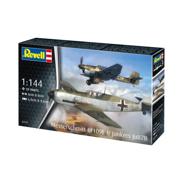 4009803770-4 Revell - Messerschmitt Bf109E & Junkers Ju87B Stuka - 03770