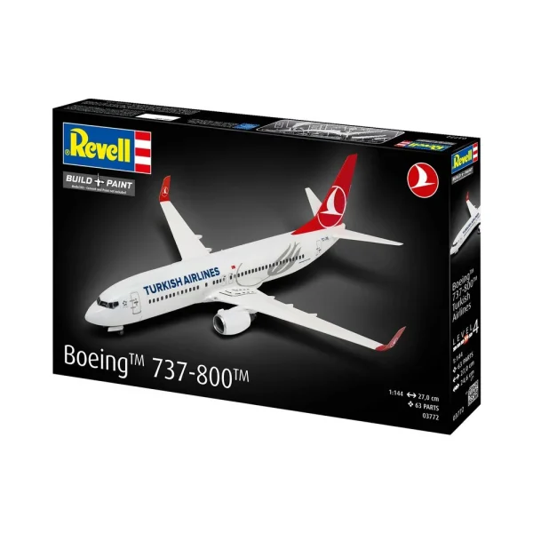 4009803772-3 Revell - Boeing 737-800 Turkish Airlines - 03772
