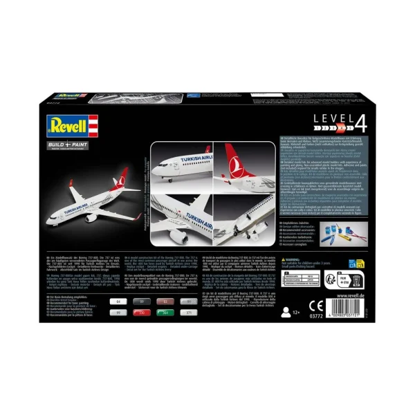 4009803772-4 Revell - Boeing 737-800 Turkish Airlines - 03772