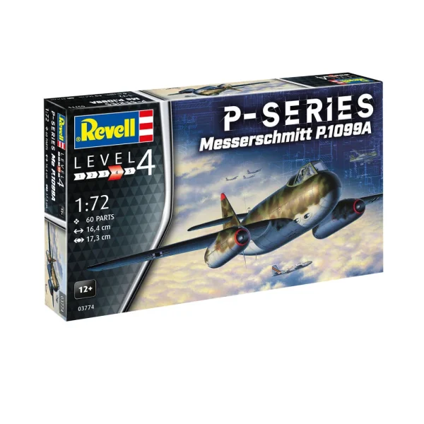 4009803774-2 Revell - Messerschmitt P.1099A - P-Series - 03774