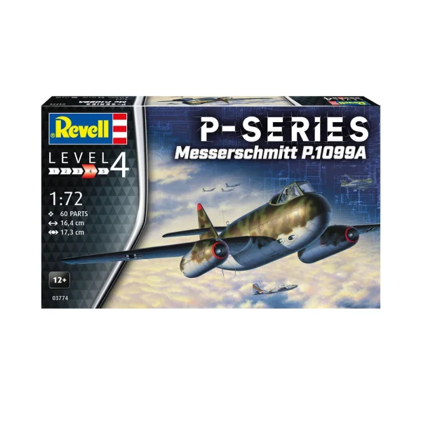 4009803774-3 Revell - Messerschmitt P.1099A - P-Series - 03774