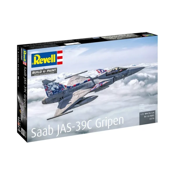 4009803776-1 Revell - Saab JAS-39C Gripen - 03776