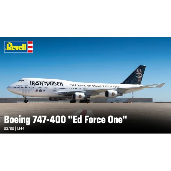 4009803780-2 Revell - IRON MAIDEN Ed Force One - Boeing 747-400 - 03780