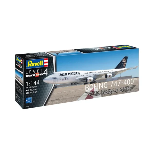 4009803780-3 Revell - IRON MAIDEN Ed Force One - Boeing 747-400 - 03780